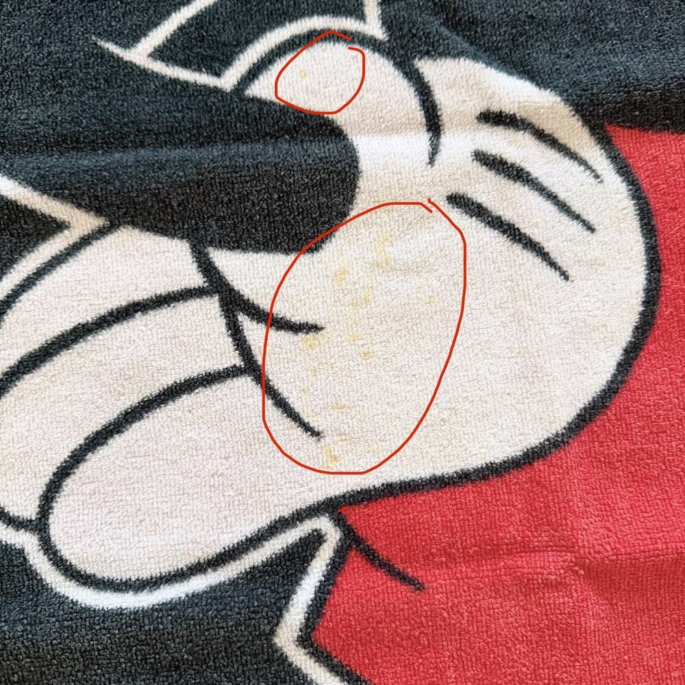 Vintage Disney Mickey Mouse Beach Towel 27” X 51” 100% Cotton - Picture 2 of 7